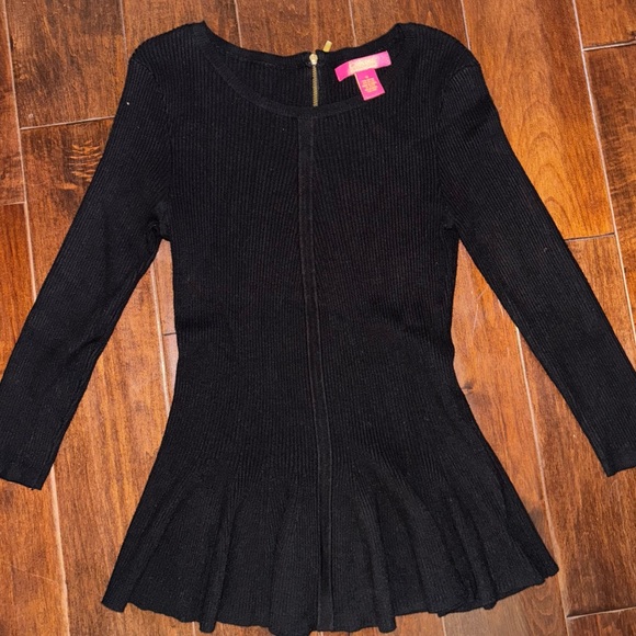Catherine Malandrino Tops - Catherine Malandrino Black Peplum Top